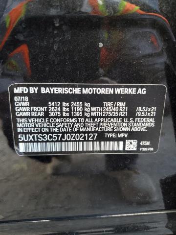 Photo 9 VIN: 5UXTS3C57J0Z02127 - BMW X3 XDRIVEM 