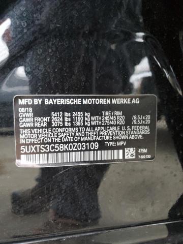 Photo 13 VIN: 5UXTS3C58K0Z03109 - BMW X3 XDRIVEM 