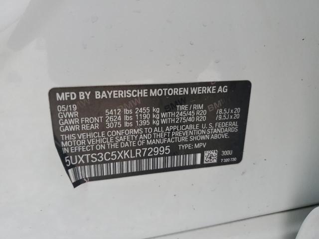 Photo 12 VIN: 5UXTS3C5XKLR72995 - BMW X3 XDRIVEM 