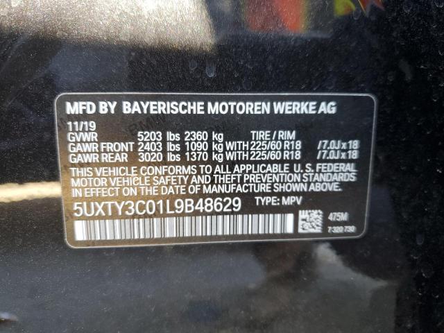 Photo 12 VIN: 5UXTY3C01L9B48629 - BMW X3 