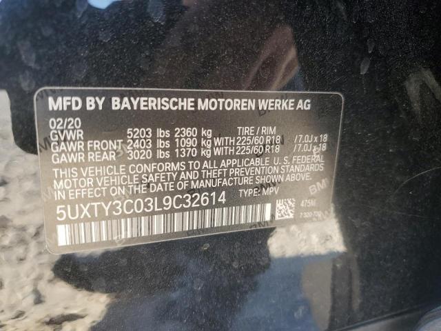 Photo 12 VIN: 5UXTY3C03L9C32614 - BMW X3 SDRIVE3 