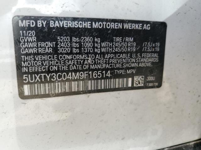 Photo 12 VIN: 5UXTY3C04M9F16514 - BMW X3 