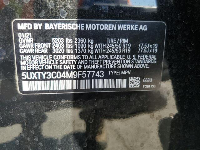 Photo 11 VIN: 5UXTY3C04M9F57743 - BMW X3 SDRIVE3 