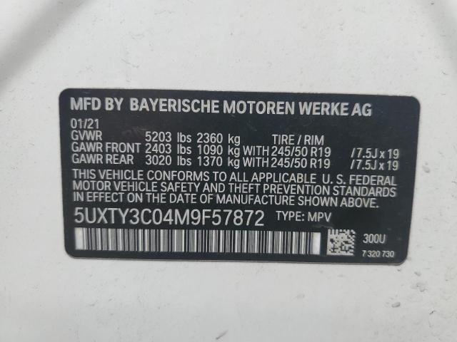 Photo 12 VIN: 5UXTY3C04M9F57872 - BMW X3 