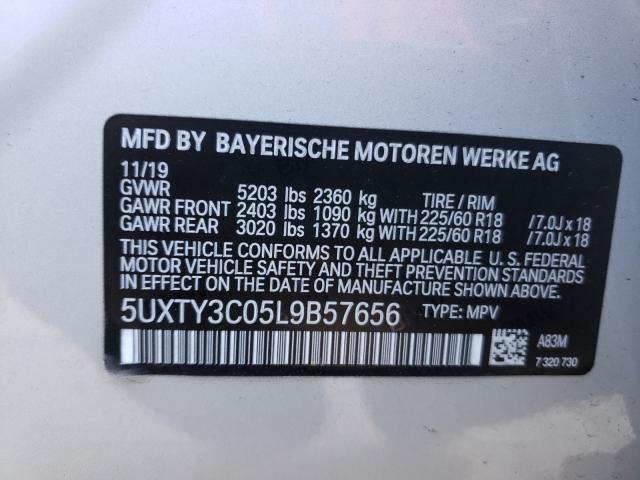 Photo 9 VIN: 5UXTY3C05L9B57656 - BMW X3 SDRIVE3 