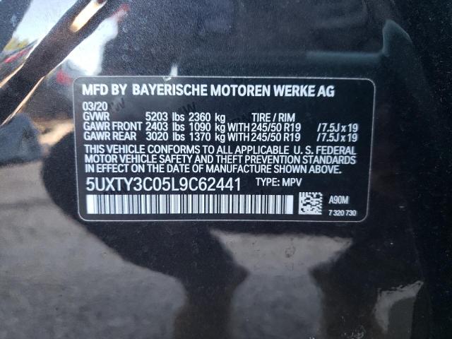 Photo 9 VIN: 5UXTY3C05L9C62441 - BMW X3 SDRIVE3 