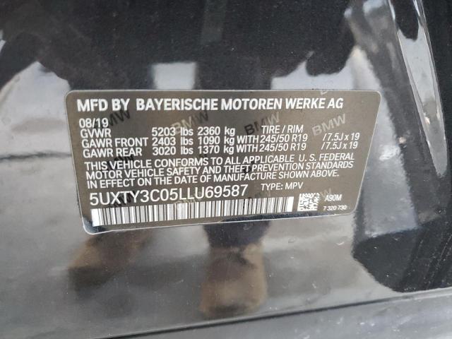 Photo 11 VIN: 5UXTY3C05LLU69587 - BMW X3 