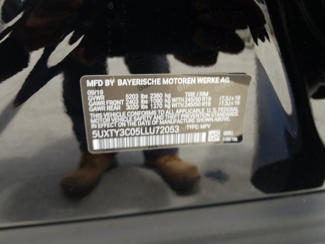 Photo 9 VIN: 5UXTY3C05LLU72053 - BMW X3 SDRIVE3 