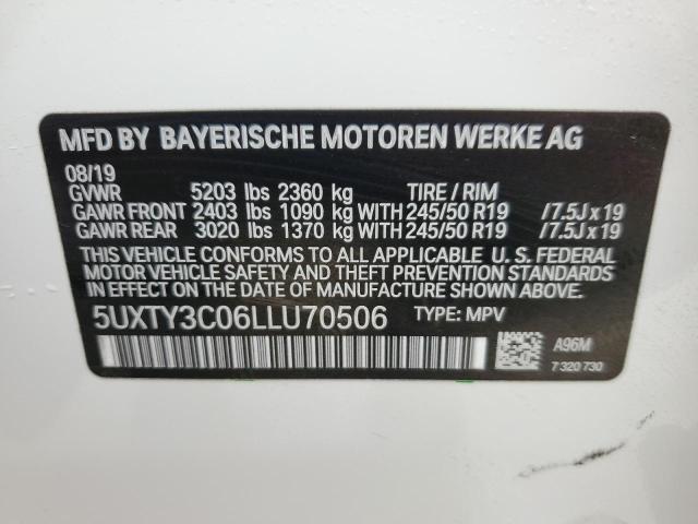 Photo 12 VIN: 5UXTY3C06LLU70506 - BMW X3 