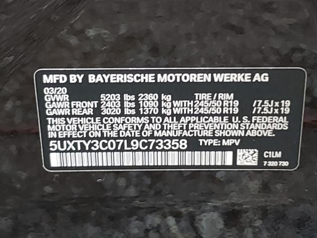 Photo 9 VIN: 5UXTY3C07L9C73358 - BMW X3 SDRIVE3 