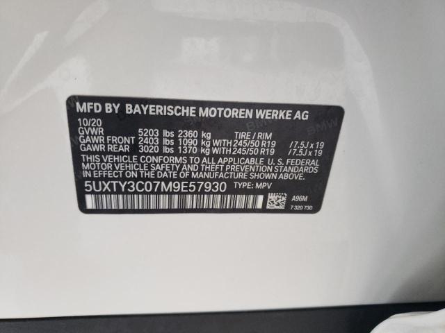 Photo 13 VIN: 5UXTY3C07M9E57930 - BMW X3 