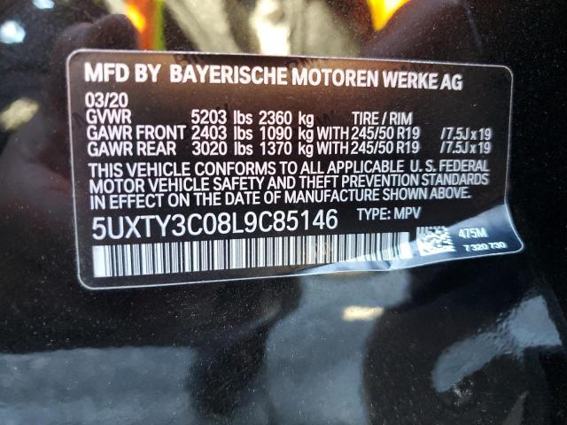 Photo 12 VIN: 5UXTY3C08L9C85146 - BMW X3 