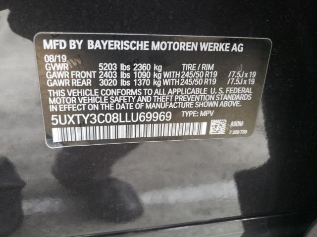 Photo 9 VIN: 5UXTY3C08LLU69969 - BMW X3 SDRIVE3 