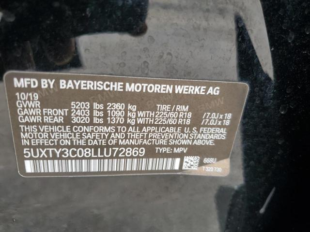 Photo 12 VIN: 5UXTY3C08LLU72869 - BMW X3 