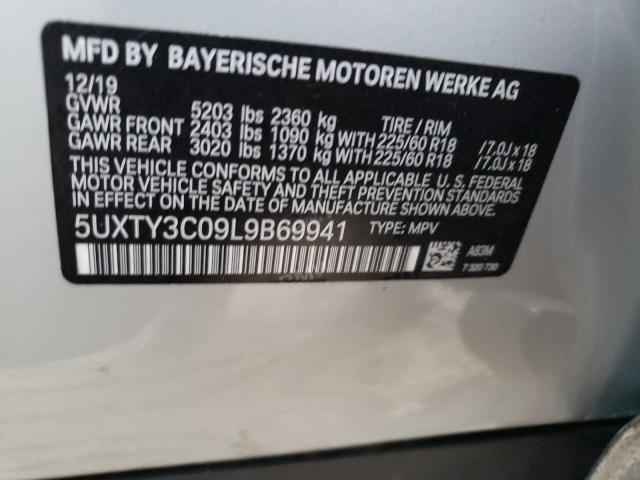 Photo 9 VIN: 5UXTY3C09L9B69941 - BMW X3 