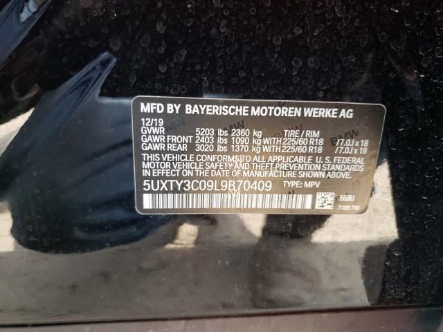 Photo 9 VIN: 5UXTY3C09L9B70409 - BMW X3 SDRIVE3 