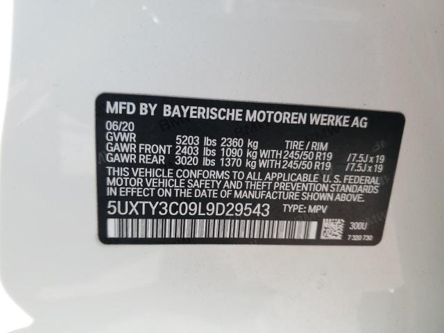 Photo 13 VIN: 5UXTY3C09L9D29543 - BMW X3 SDRIVE3 