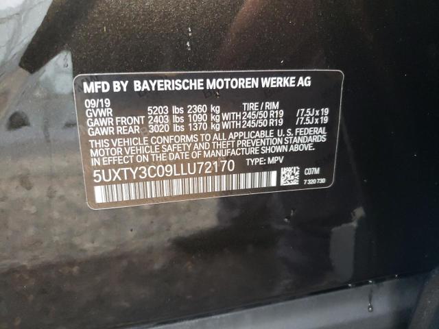 Photo 11 VIN: 5UXTY3C09LLU72170 - BMW X3 SDRIVE3 