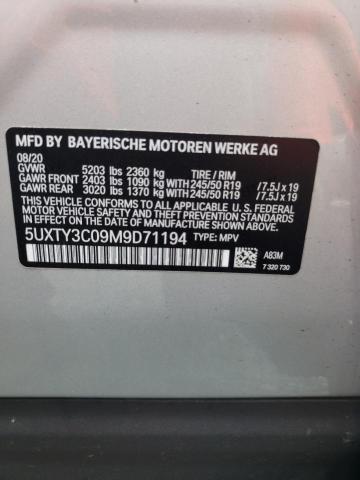 Photo 9 VIN: 5UXTY3C09M9D71194 - BMW X3 SDRIVE3 