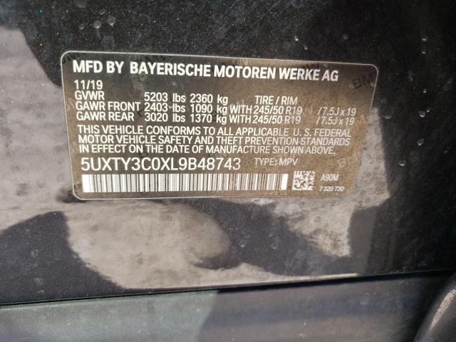 Photo 11 VIN: 5UXTY3C0XL9B48743 - BMW X3 