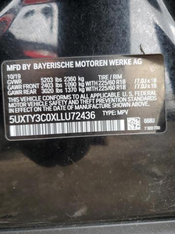 Photo 12 VIN: 5UXTY3C0XLLU72436 - BMW X3 