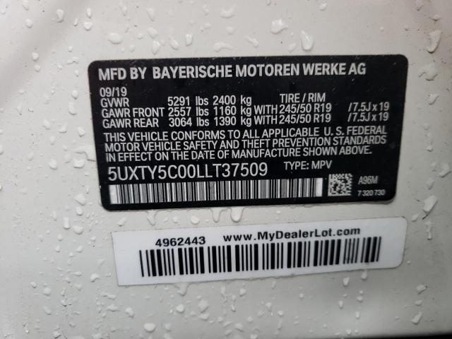 Photo 12 VIN: 5UXTY5C00LLT37509 - BMW X3 XDRIVE3 