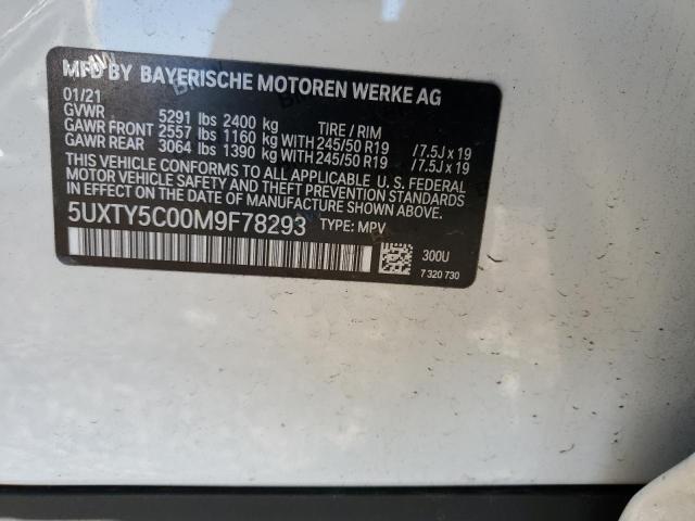 Photo 12 VIN: 5UXTY5C00M9F78293 - BMW X3 