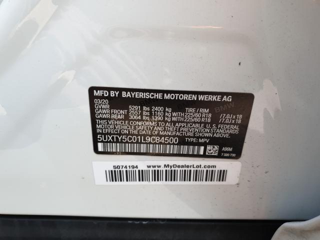 Photo 9 VIN: 5UXTY5C01L9C84500 - BMW X3 