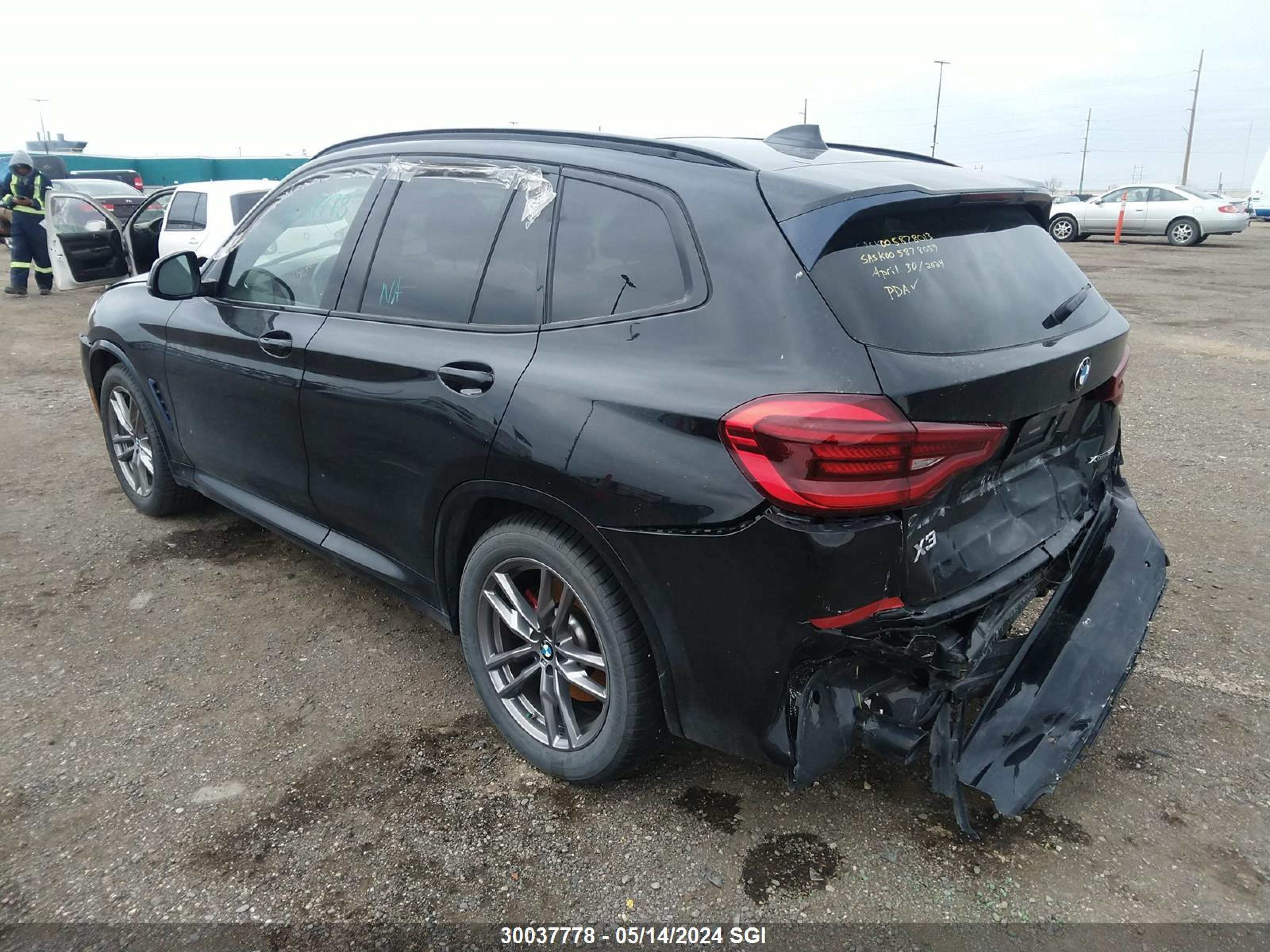 Photo 2 VIN: 5UXTY5C01M9G28280 - BMW X3 