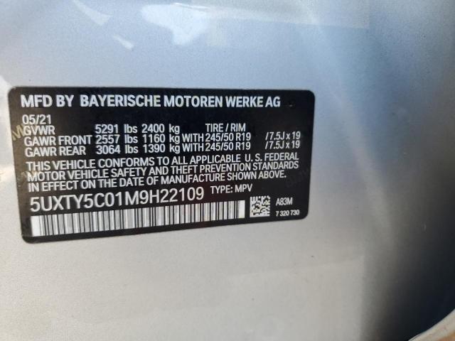 Photo 11 VIN: 5UXTY5C01M9H22109 - BMW X3 