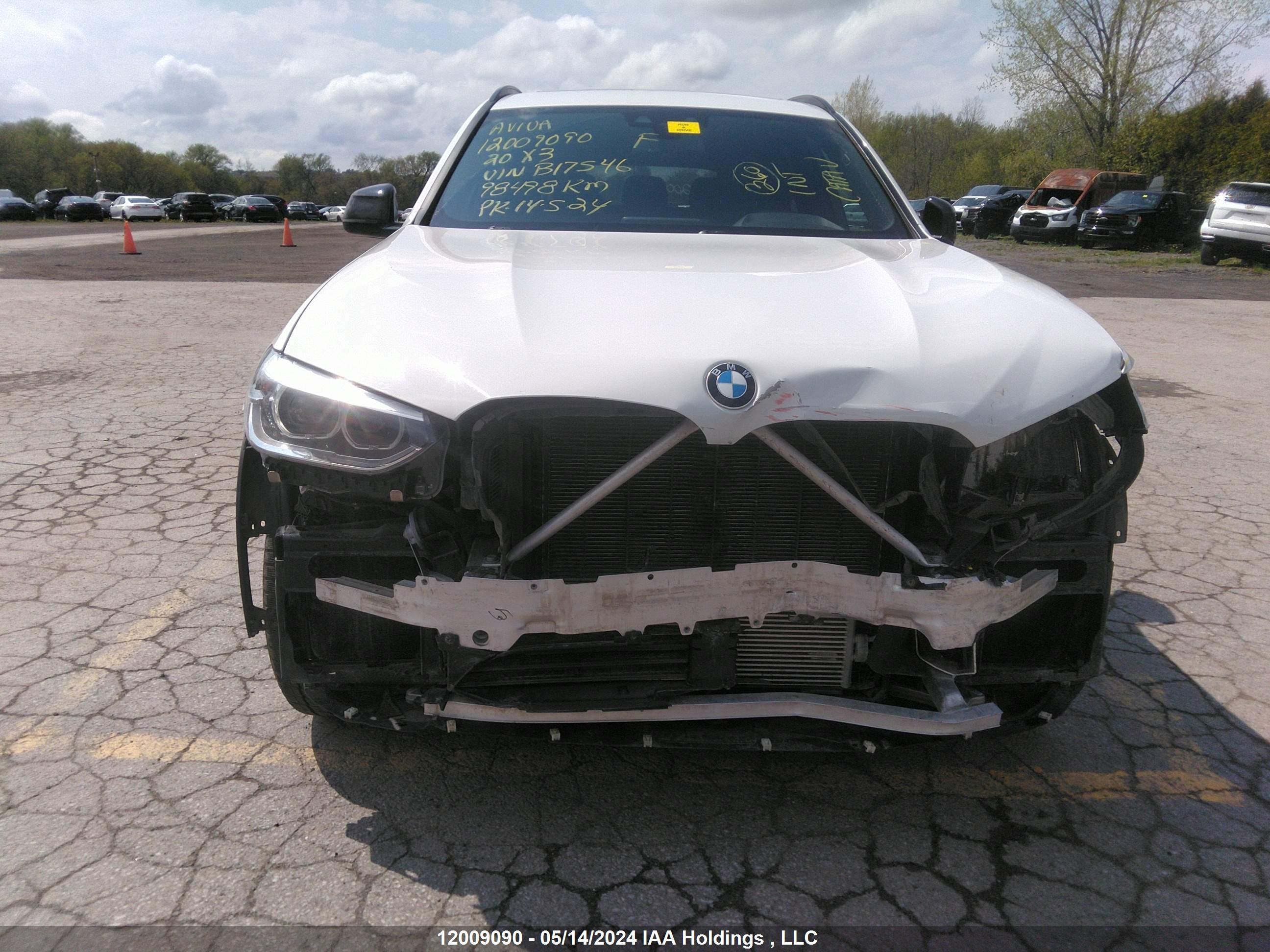 Photo 12 VIN: 5UXTY5C02L9B17546 - BMW X3 