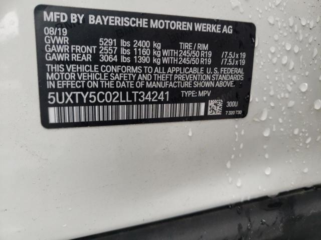 Photo 11 VIN: 5UXTY5C02LLT34241 - BMW X3 XDRIVE3 