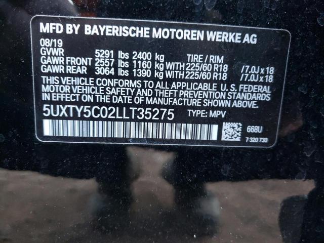 Photo 9 VIN: 5UXTY5C02LLT35275 - BMW X3 XDRIVE3 