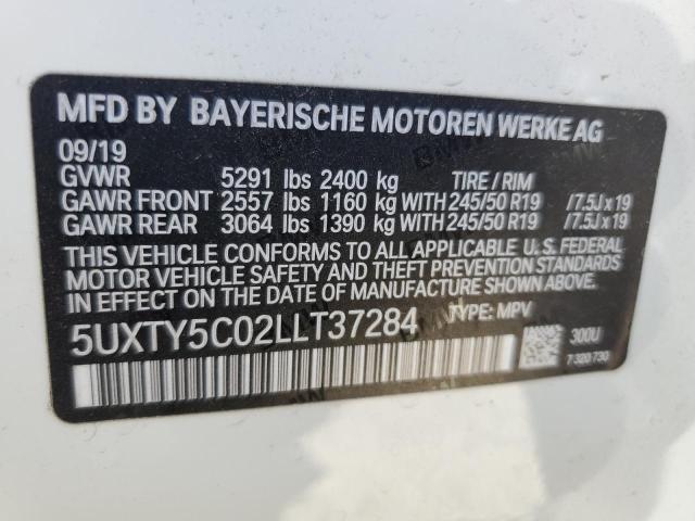 Photo 12 VIN: 5UXTY5C02LLT37284 - BMW X3 XDRIVE3 