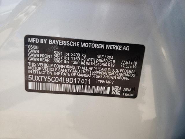 Photo 9 VIN: 5UXTY5C04L9D17411 - BMW X3 XDRIVE3 