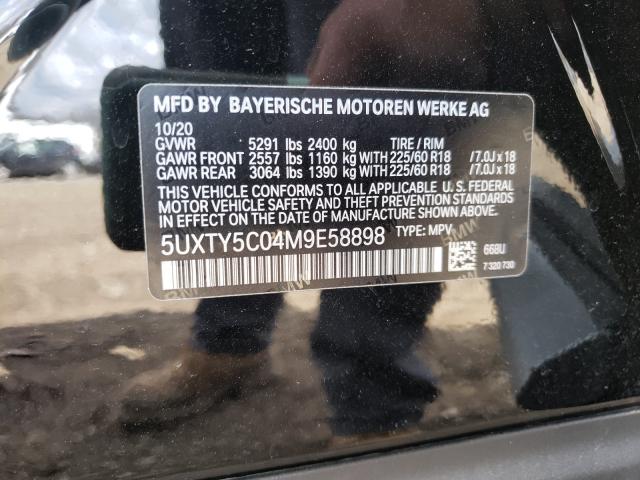 Photo 9 VIN: 5UXTY5C04M9E58898 - BMW X3 