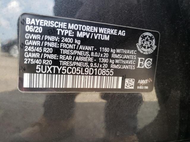 Photo 11 VIN: 5UXTY5C05L9D10855 - BMW X3 XDRIVE3 