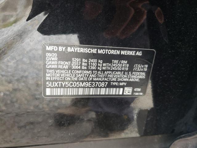 Photo 9 VIN: 5UXTY5C05M9E37087 - BMW X3 XDRIVE3 