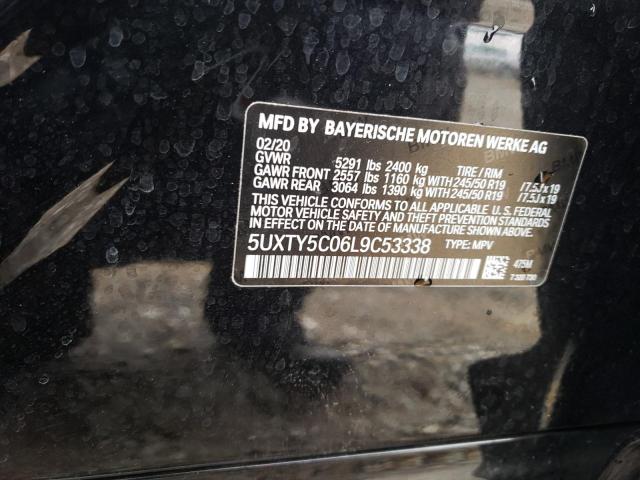 Photo 9 VIN: 5UXTY5C06L9C53338 - BMW X3 XDRIVE3 