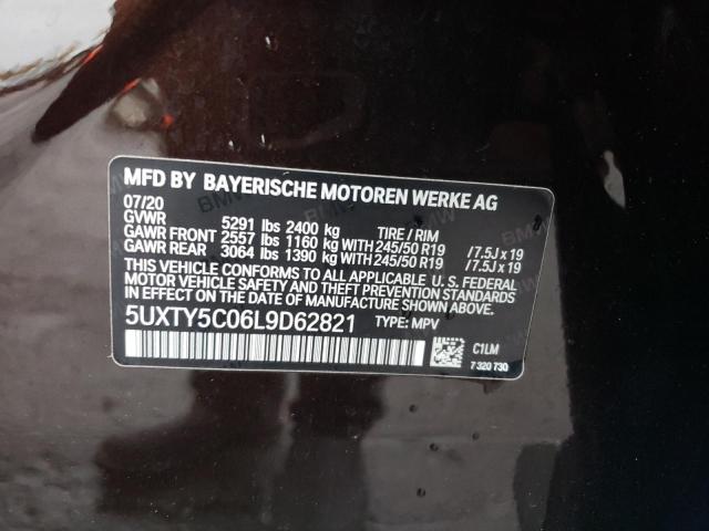 Photo 11 VIN: 5UXTY5C06L9D62821 - BMW X3 XDRIVE3 