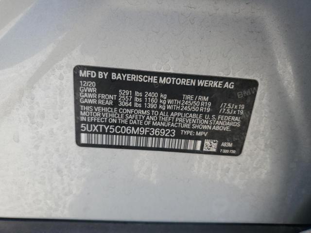 Photo 12 VIN: 5UXTY5C06M9F36923 - BMW X3 XDRIVE3 