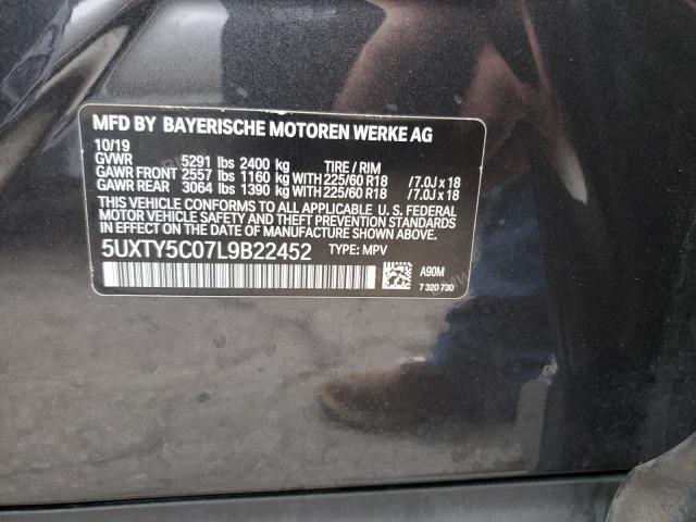 Photo 12 VIN: 5UXTY5C07L9B22452 - BMW X3 XDRIVE3 