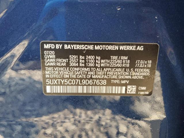 Photo 13 VIN: 5UXTY5C07L9D67638 - BMW X3 XDRIVE3 