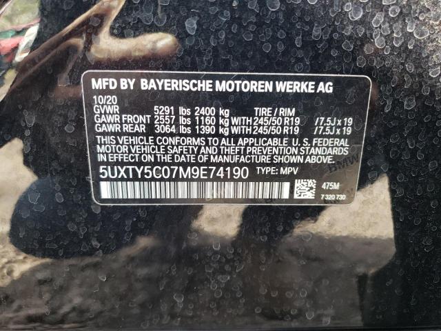 Photo 12 VIN: 5UXTY5C07M9E74190 - BMW X3 XDRIVE3 