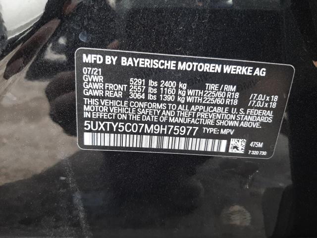 Photo 12 VIN: 5UXTY5C07M9H75977 - BMW X3 XDRIVE3 