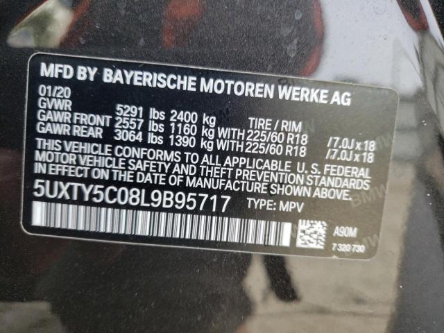 Photo 11 VIN: 5UXTY5C08L9B95717 - BMW X3 XDRIVE3 