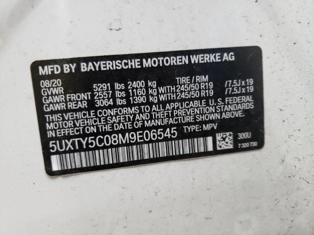 Photo 9 VIN: 5UXTY5C08M9E06545 - BMW X3 XDRIVE3 