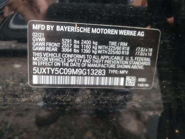 Photo 9 VIN: 5UXTY5C09M9G13283 - BMW X3 XDRIVE3 