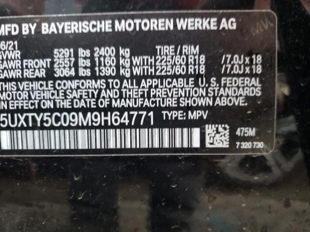 Photo 9 VIN: 5UXTY5C09M9H64771 - BMW X3 XDRIVE3 