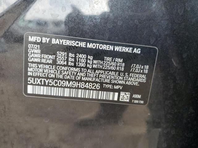 Photo 12 VIN: 5UXTY5C09M9H84826 - BMW X3 XDRIVE3 